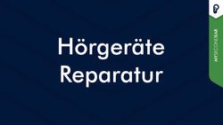 Hörgeräte Reparatur: Kosten, Pauschale, Krankenkasse | MySecondEar