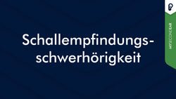 Schallempfindungsschwerhörigkeit/ Innenohrschwerhörigkeit: Ursachen, Symptome, Behandlung